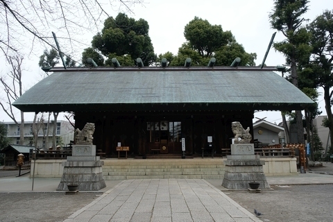 所澤神明社拝殿