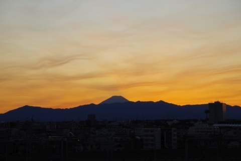 富士山と不思議な空